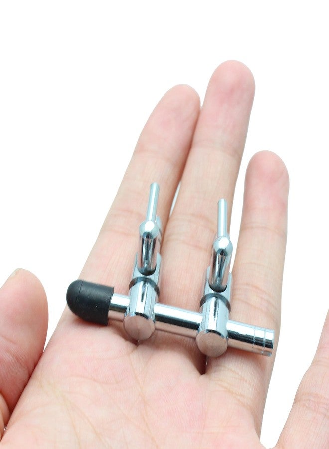 TAODAN 2PCS 2-Way Aquarium Metal Gang Manifold Air Line Control Valve Air Tap Air Splitter Stainless Steel Air Flow Splitter Pump Lever Valve - Image 5